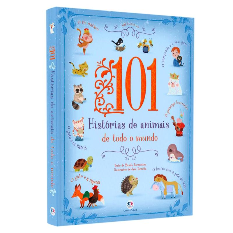 Livro 101 Histórias | Histórias de Animais de Todo o Mundo | Danila Sorrentino