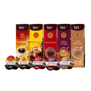 Kit Combo 50 Cápsulas Café 3 Três Corações