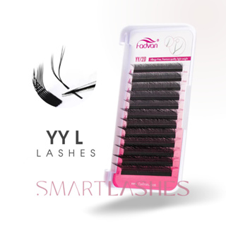 Cílios Fadvan YY L (volume Brasileiro - fox eyes - delineado) Curvatura L para Extensão de Cílios em Oferta na Shopee