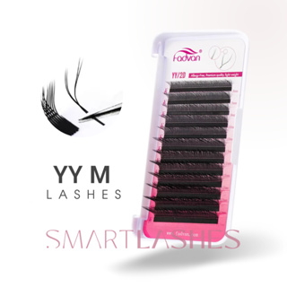 Cílios Fadvan YY M Curvatura M Efeito fox eyes Delineado sirena em Oferta na Shopee