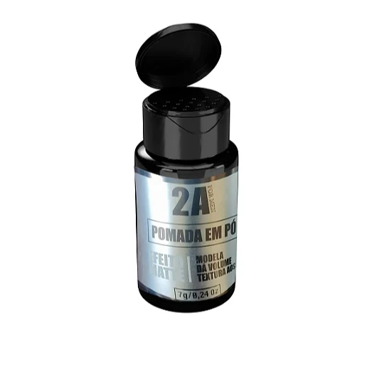 Pomada em Pó Modeladora Efeito Matte Masculino Para Cabelo 2a For Man 7g
