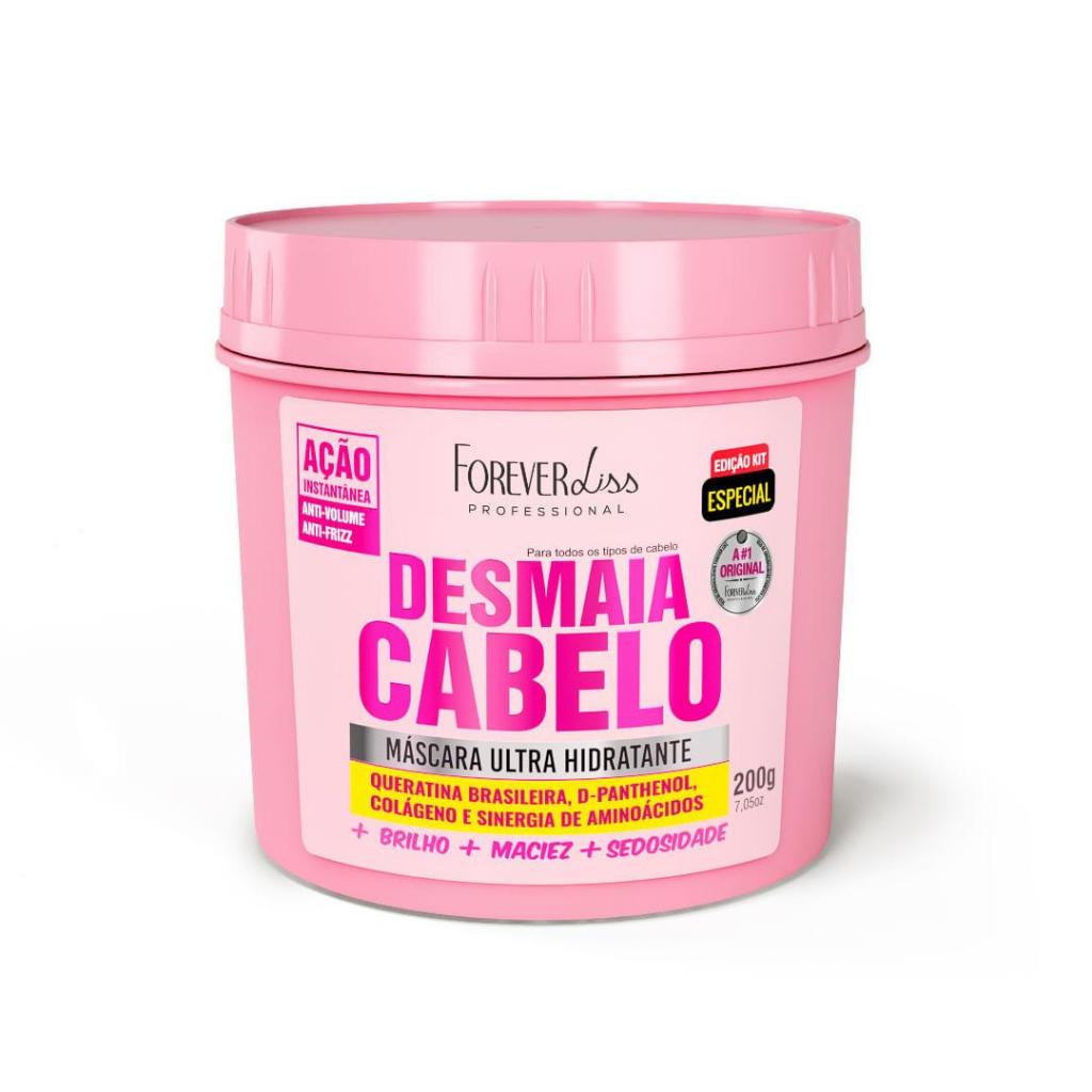 Máscara Ultra Hidratante Desmaia Cabelo Forever Liss 200g - Beauty