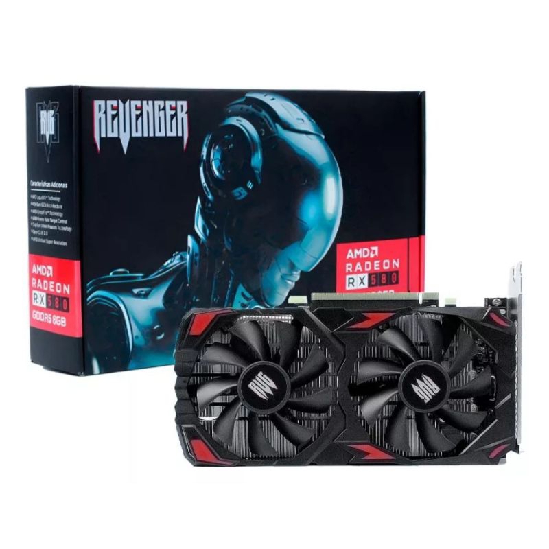 Placa de Vídeo AMD Radeon RX580 GDDR5 8G HDMI DP
