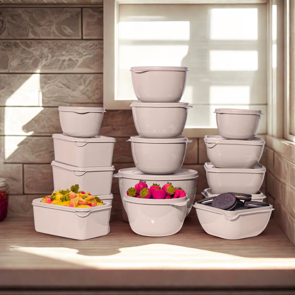 Kit jogo de 15 potes modelos variados marmita todos com tampa