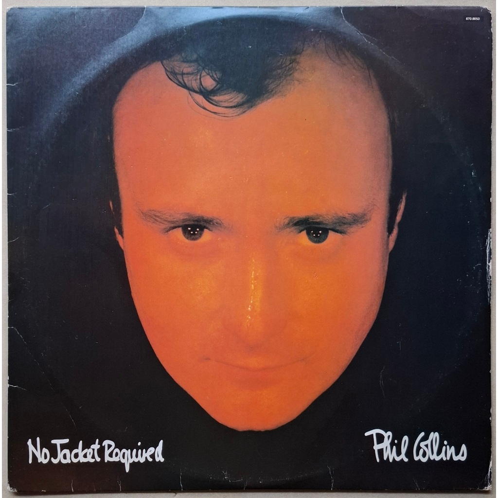 LP Phil Collins No Jacket Required 1985 com Encarte Vinil