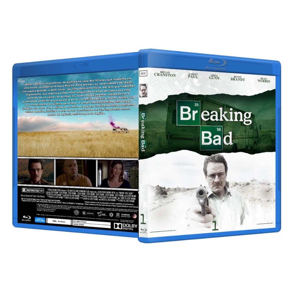 Blu-ray: Breaking Bad - TEMPORADAS DUB/LEG [PERSONALIZADO]