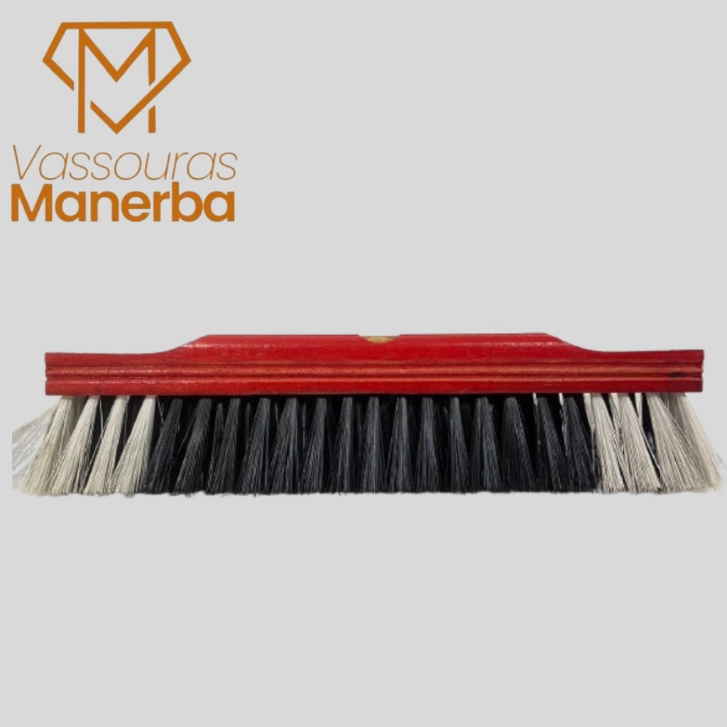 VASSOURA VERONA MADEIRA 40CM SEM CABO