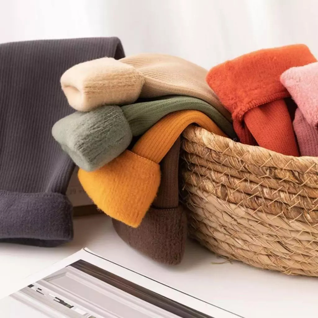 kit 6/12 Pares Meia Termica Forrada Grossa Inverno Peluciada Unissex Quentinha — imagem 2 de 2