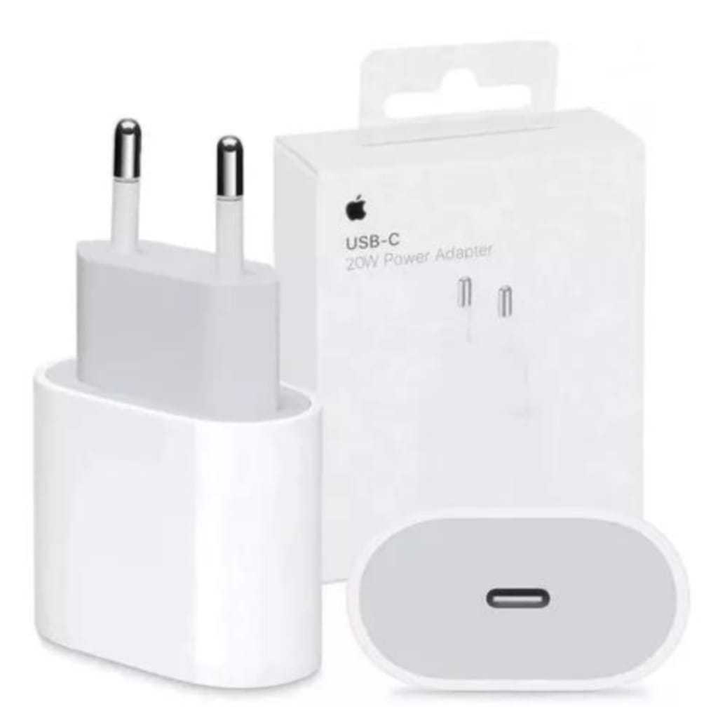Fonte tipo C Apple Iphone 20w Power Adapter 1 linha Carregador Rápido
