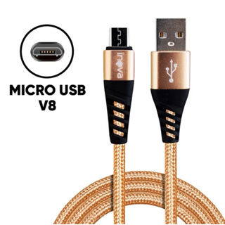 Cabo Carregador Android V8 Dados Rápido Turbo Reforçado 2 Metros Cores Inova em Oferta na Shopee