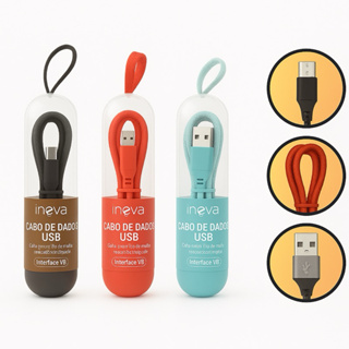3x Cabo V8 Usb Carregador Ultra Rápido 2 metros Resistente Nylon Anti quebra em Oferta na Shopee