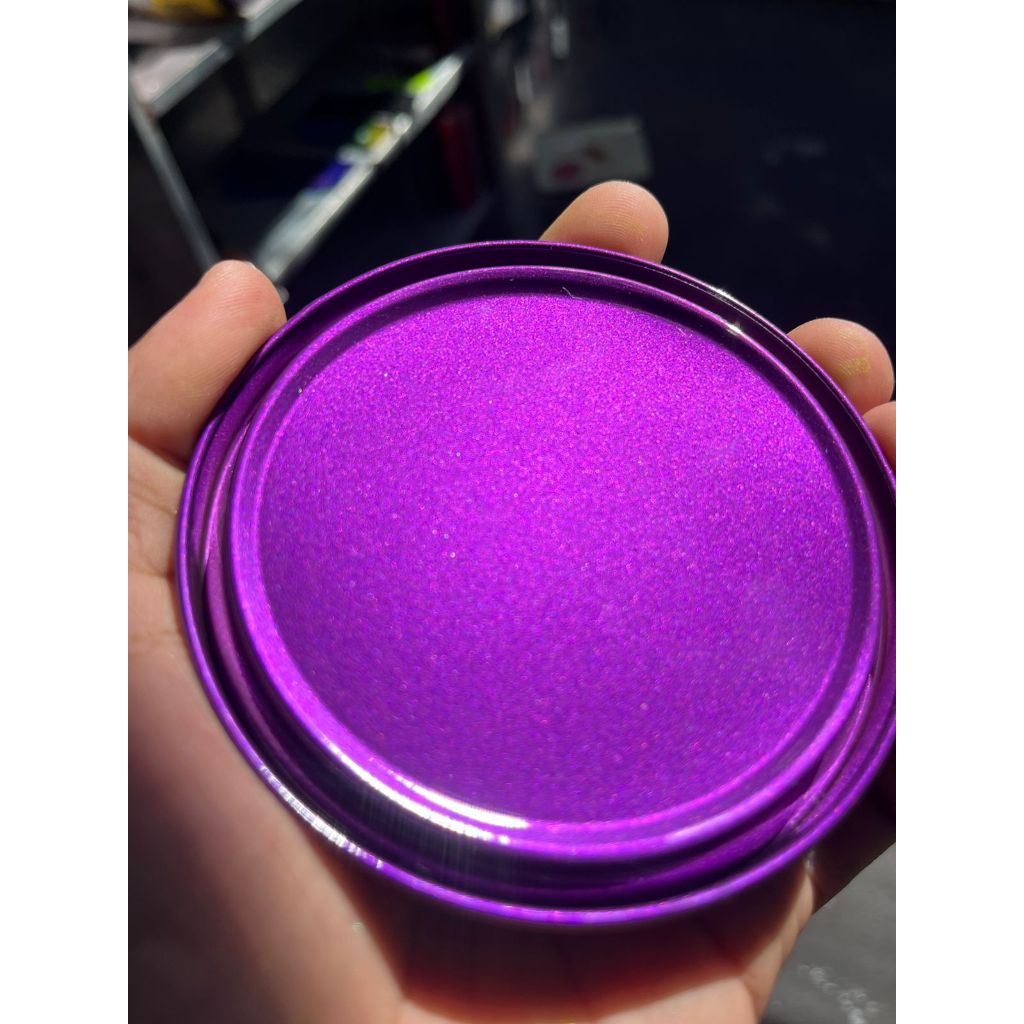 Tinta automotiva base poliester roxo metalico personalizado/perolizado carro,moto,bike P2 em Oferta na Shopee
