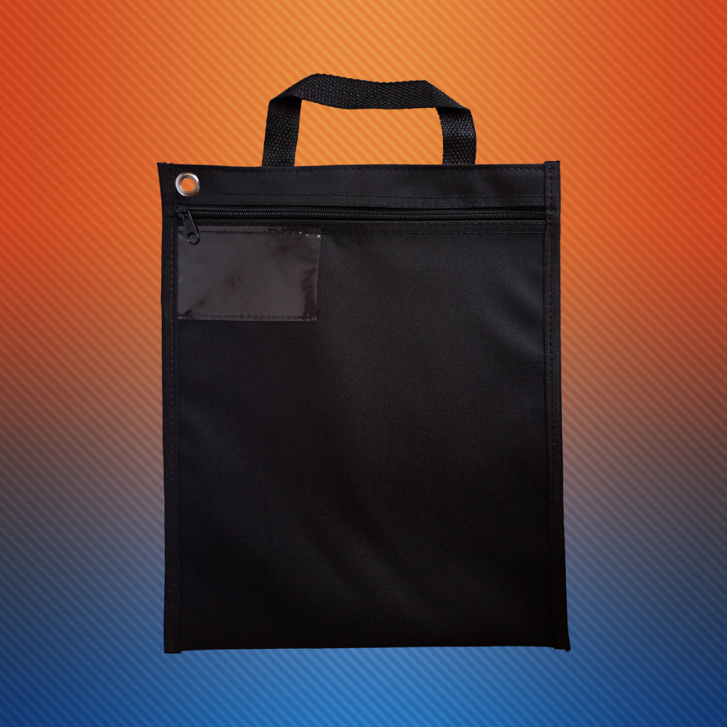 5 Malotes c/ Alça 36x30cm Documentos Escritório (nylon)