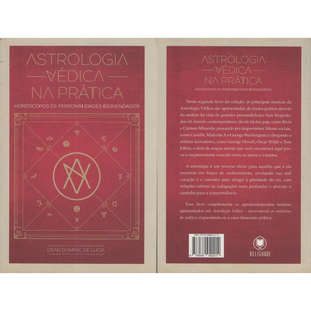 Livro Astrologia Védica Na Prática - Dean Dominic De Lucia