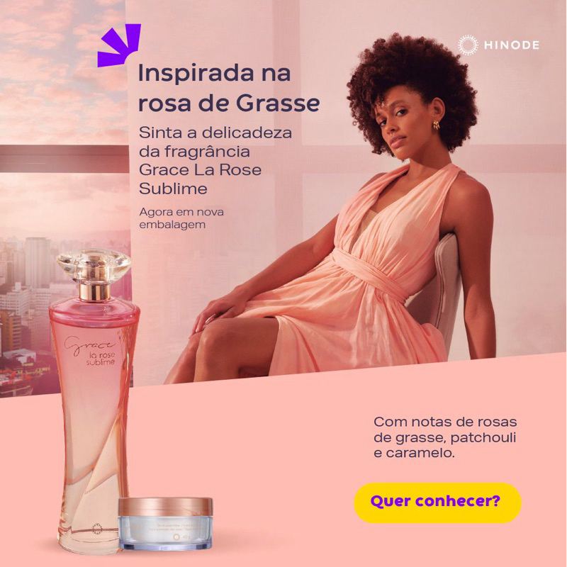 Grace La Rose Sublime Deo Colônia 100ml Cod.:010211