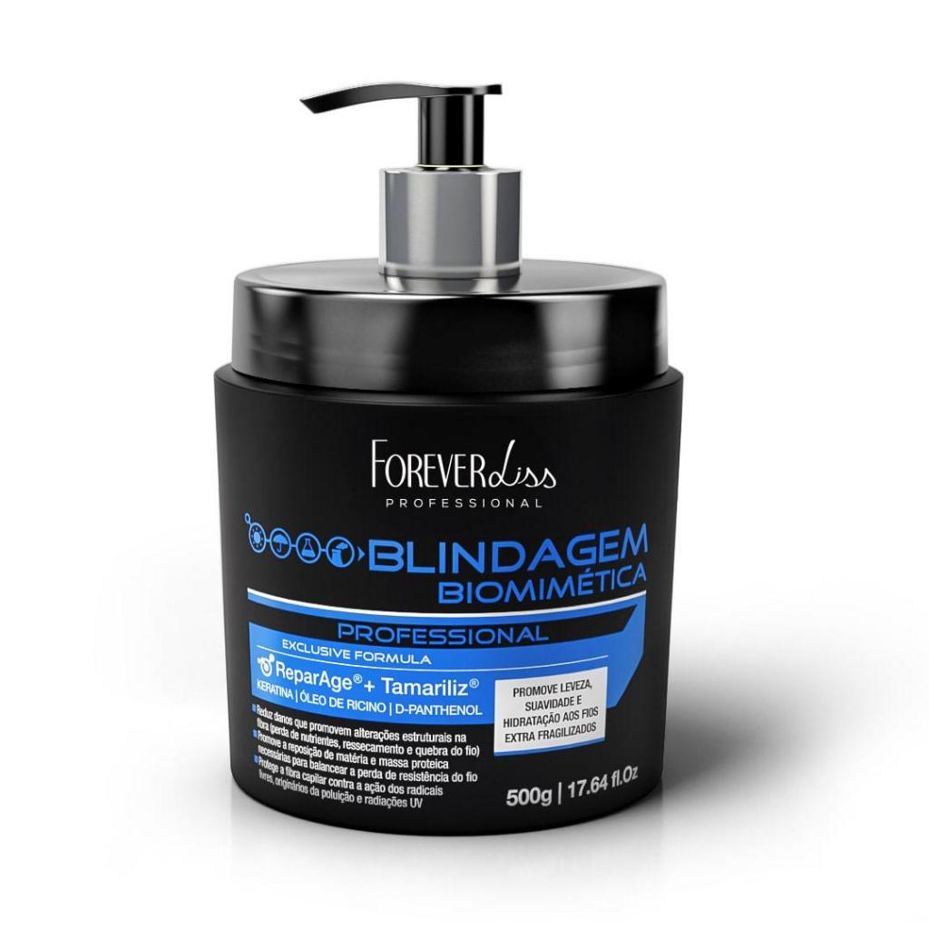 Máscara de Blindagem Capilar Biomimética 500g Forever Liss - Beauty