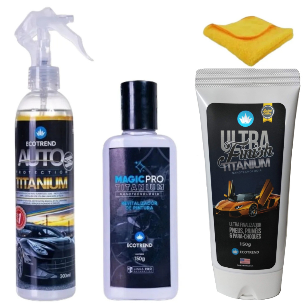 Auto Protection+ Magicpro Titanium Revitalizado Ultra Finish  ECOTREND SOUTH AMERICA