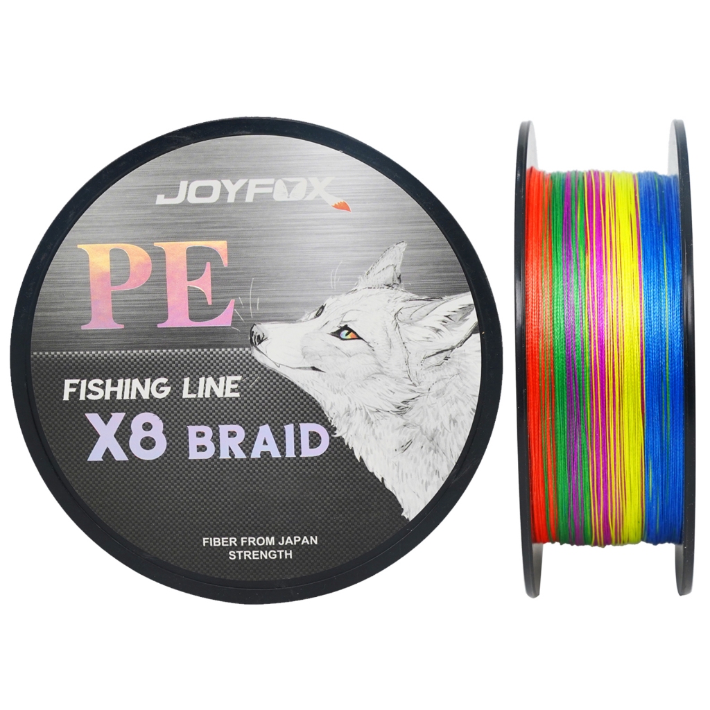 Linha De Pesca Multifilamento 8 Fio 300m 500m Carretel JOYFOX 8x Multicolorida 0.234mm 0.286mm 40lb - Sports & Outdoors