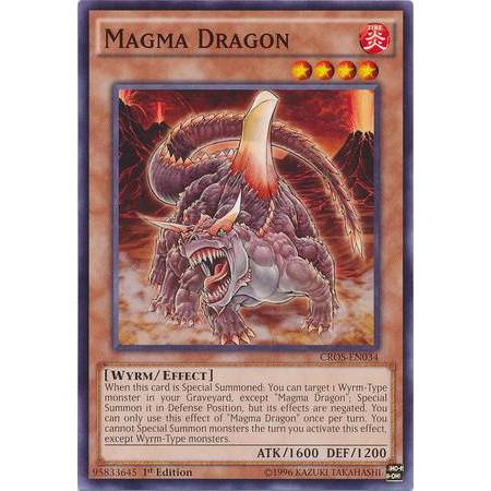 DRAGÃO DE MAGMA 1ª EDIÇÃO CROS - PT034