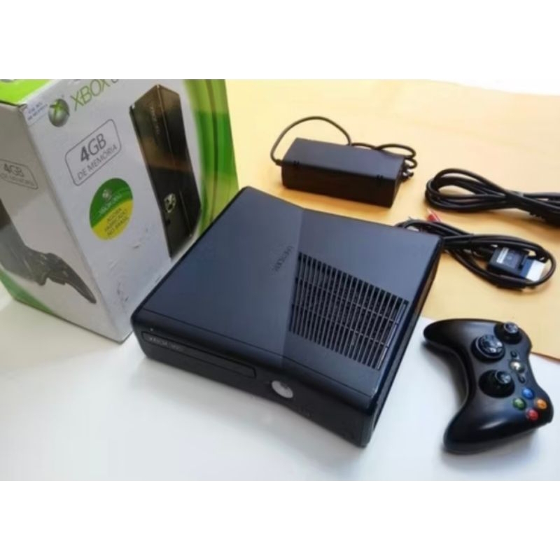XBOX 360 SLIM DESTRAVADO REVISADO E COM GARANTIA DE 90 DIAS
