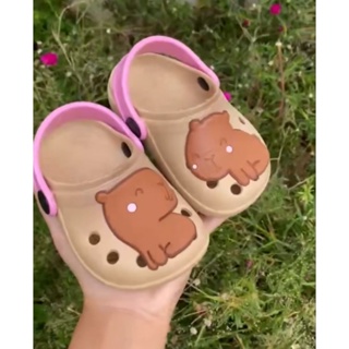 Babuche Emborrachado Infantil Capivara em Oferta na Shopee
