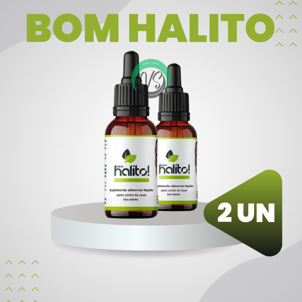 Super Oferta 2x Bom Halito Original 30ML em Oferta na Shopee
