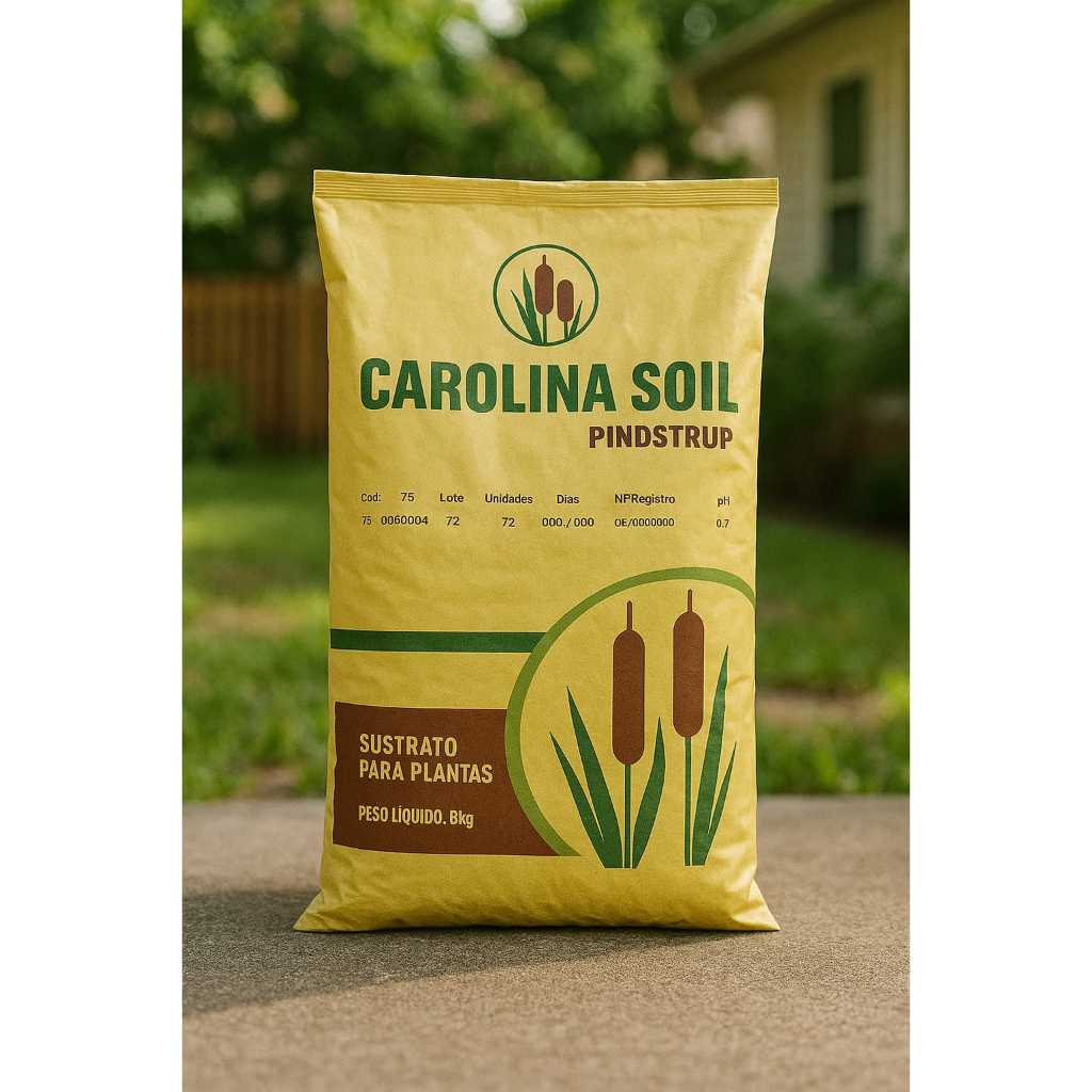 1kg Substrato Carolina Soil Germinação de Sementes, Rosa do Deserto Hortaliças Etc
