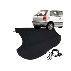 Tampão Bagagito Porta Malas Palio Preto G1 1996 a 2003 + Cordinha