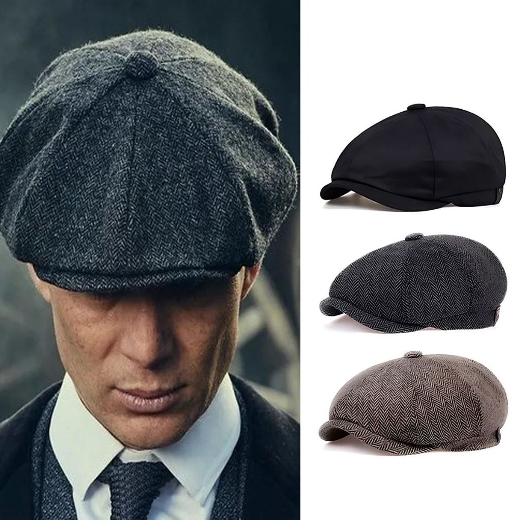 Boina Retro Chapéu Estilo Britânico Moda Unissex Classico Acessório Viagens E Passeios em Oferta na Shopee