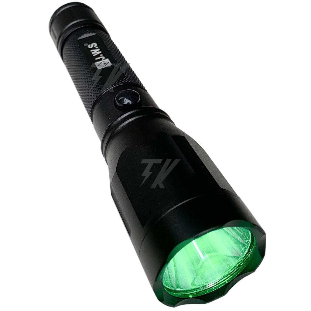 Lanterna Tatica Led Luz Verde Caca Pesca Foco Jws Ws-533q