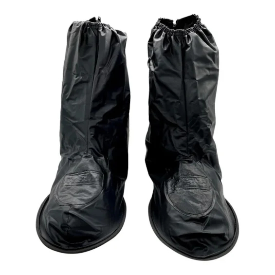 Polaina Solado Star Capas Preta Impermeável Resistente Moto Chuva Proteção Pé Perna Conforto Durável