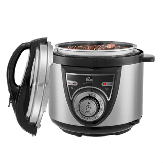 Panela De Pressão Elétrica Para Cozinha Casa Cozimento Comida Mecânica 4 Litros Aço Inox - Kian em Oferta na Shopee
