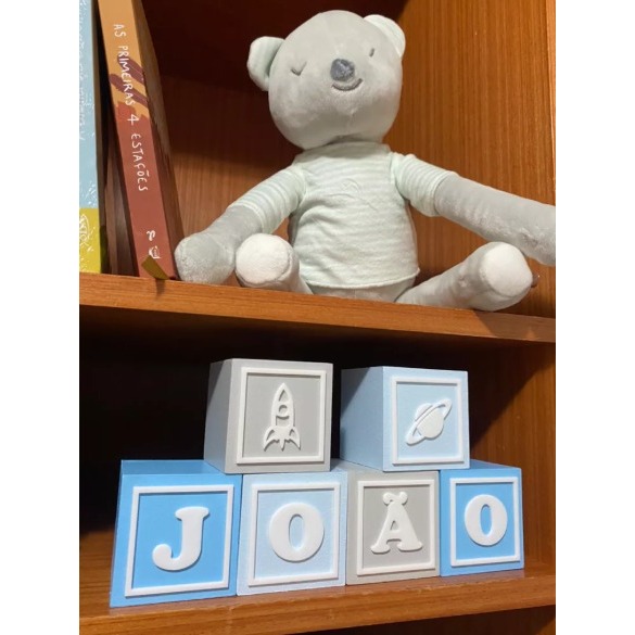Cubos com Moldura  Dado com Nome Quarto 6x6cm Decorativo personalizado Decoração em Oferta na Shopee