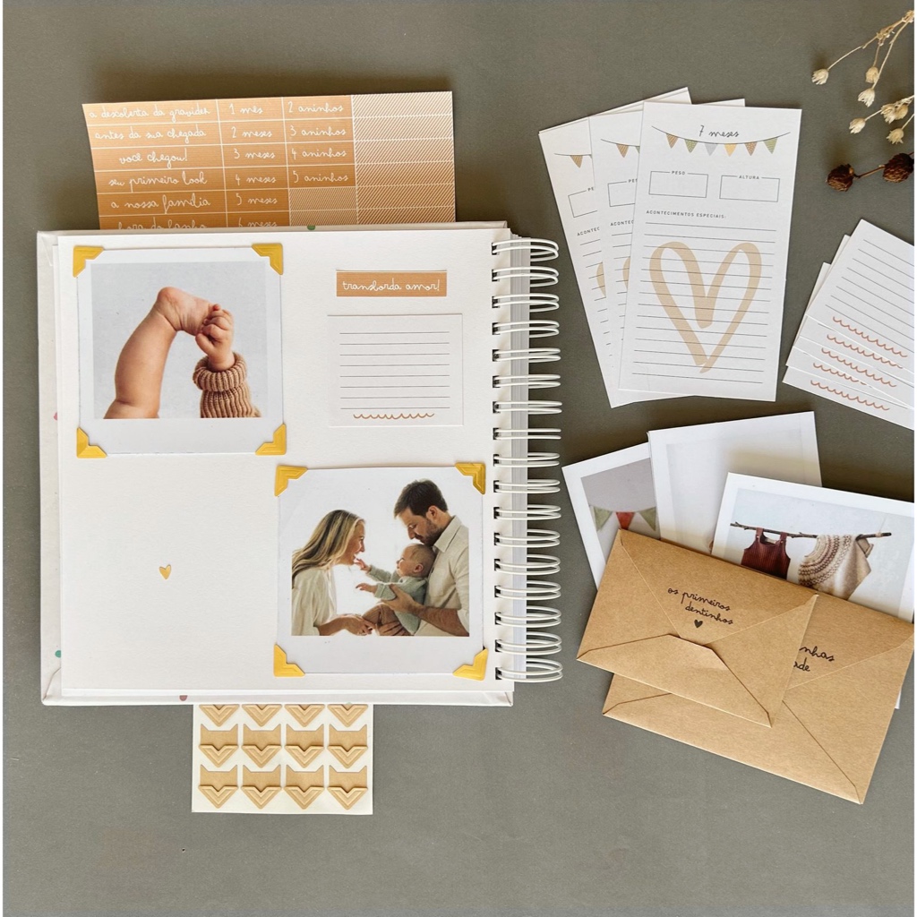 Álbum Scrapbook Bebê: Onde Comprar | BuscaProdutos