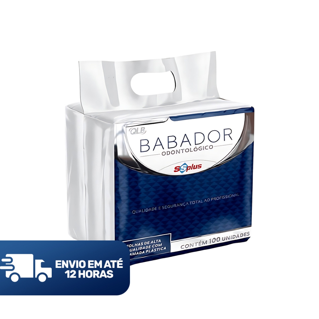 Kit 200 Babador Toalha Descartável SSPlus - Mais Qualidade e Resistência - Com Kits Mais Econômicos