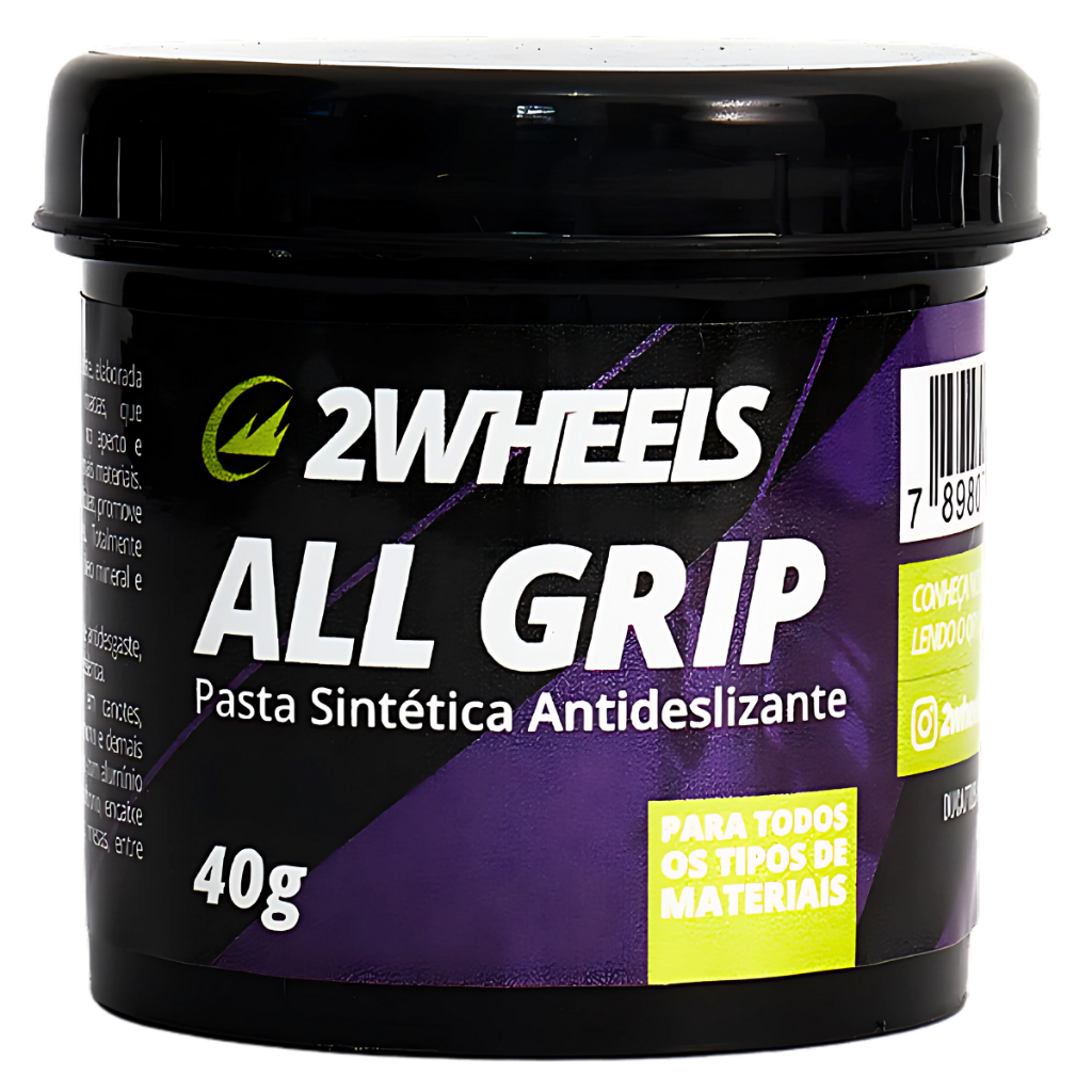 Graxa de Bicicleta Antideslizante E Atóxica All Grip 2wheels 40g