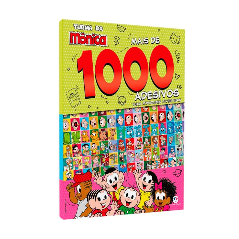 Livro Turma da Mônica | Mais de 1000 Adesivos em Oferta na Shopee