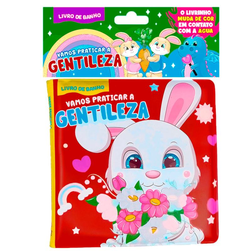 Livro Vamos Praticar a Gentileza | Livro de Banho