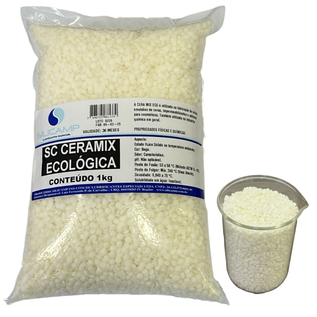 Sc Ceramix Cera Ecologica Soja Parafina Velas Lentilhada 1kg em Oferta na Shopee
