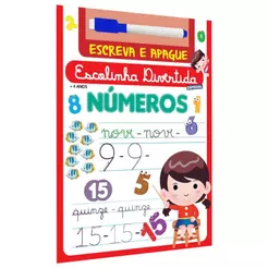 Livro Escolinha Divertida Especial | Números | Escreva e Apague