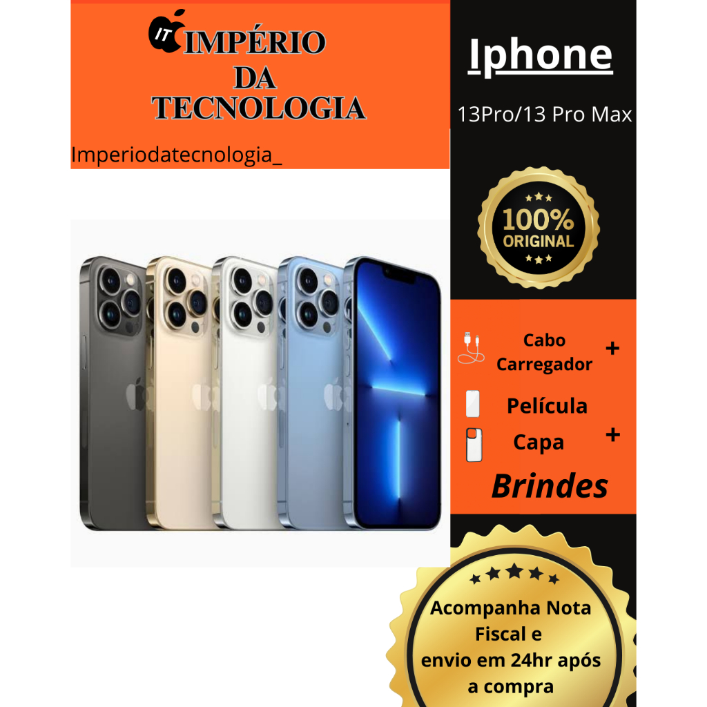 Iphone 13 pro/ 13 Pro Max 128gb Iphone Apple 100% Original
