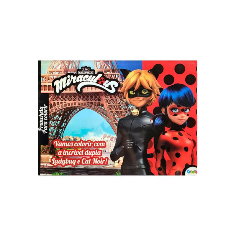 Livro Ladybug | Prancheta para Colorir em Oferta na Shopee