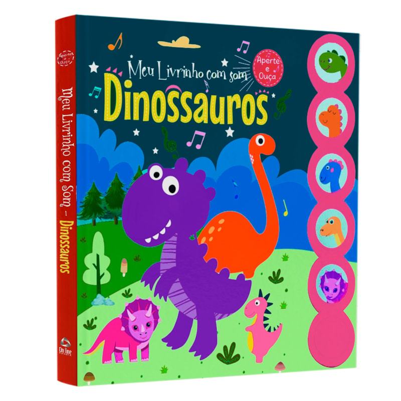 Livro Meu Livrinho Com Som | Dinossauros em Oferta na Shopee
