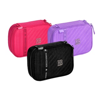 Estojo Universitário Grande Vários Modelos 36 Elásticos Capacidade Para 100 Pens - Promoção em Oferta na Shopee