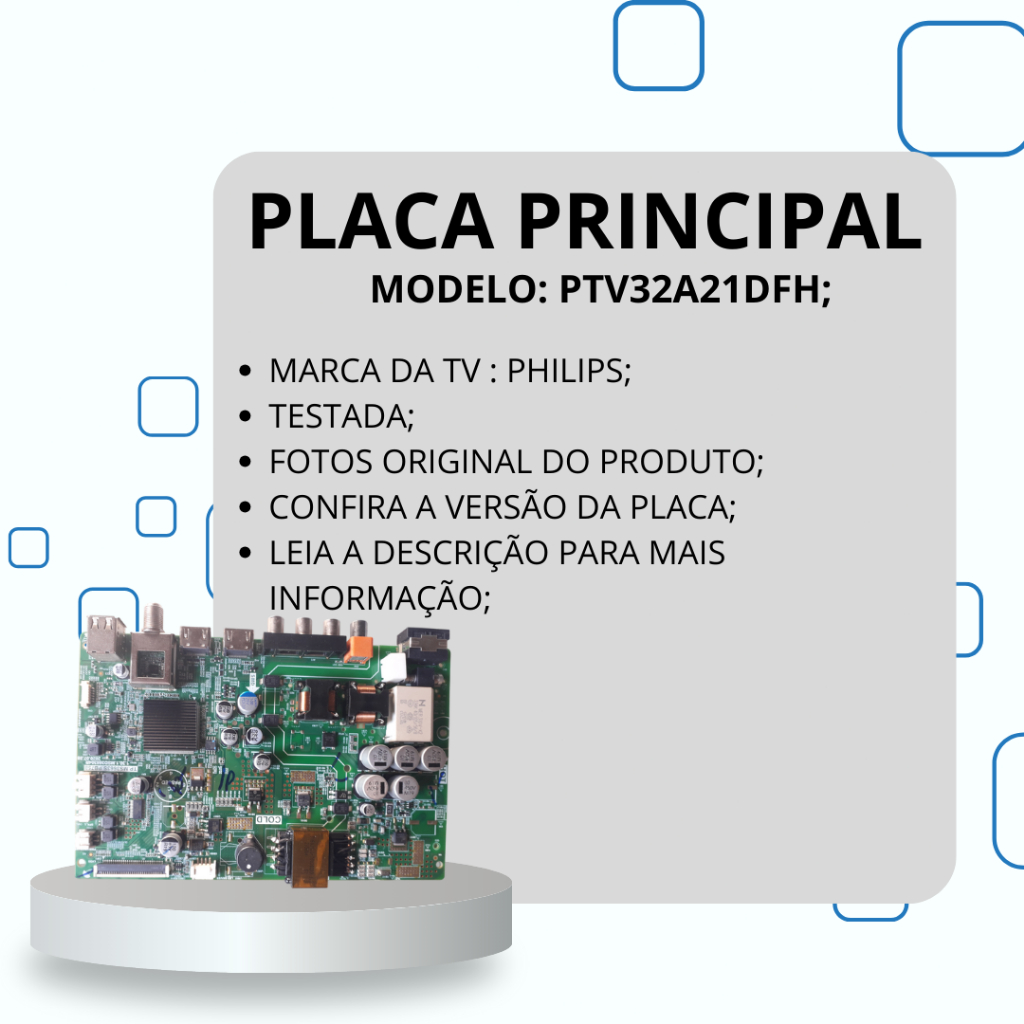 PLACA PRINCIPAL PTV32A21DFH LED TV PHILIPS