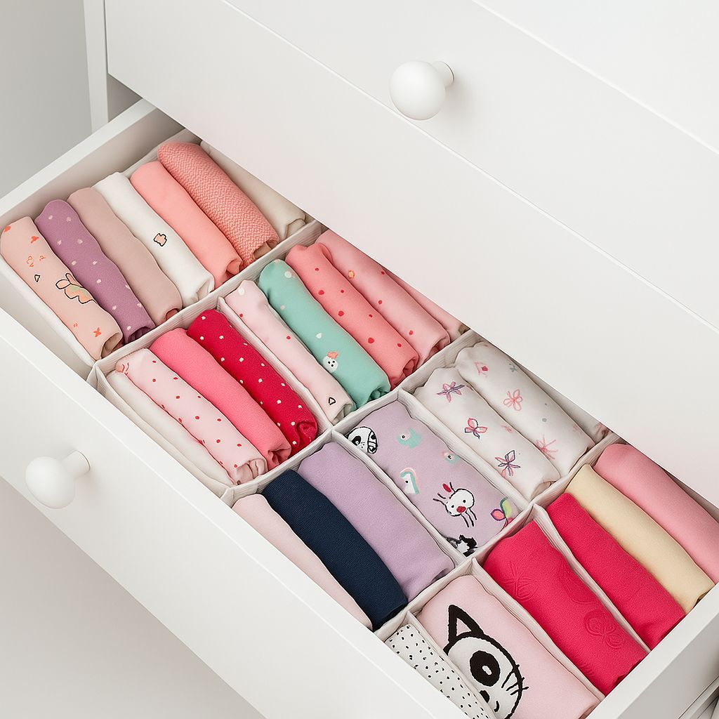 Colmeia Organizadora de Gaveta Kit com 6 Unidades Decorativa / Organizador de Guarda Roupas tamanho "M" Envio Já