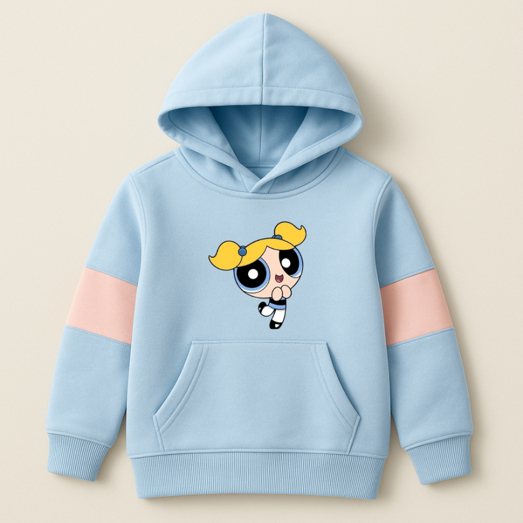 Moletom Infantil Menina Meninas Superpoderosas Capuz Flanelado