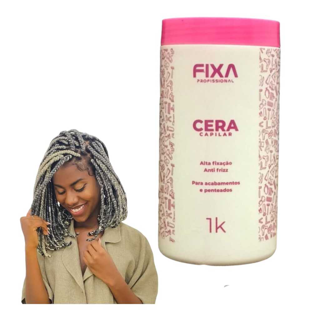 POMADA MODELADORA 01 KG  EXTRA FORTE INCOLOR CERA CAPILAR ECONOMICA