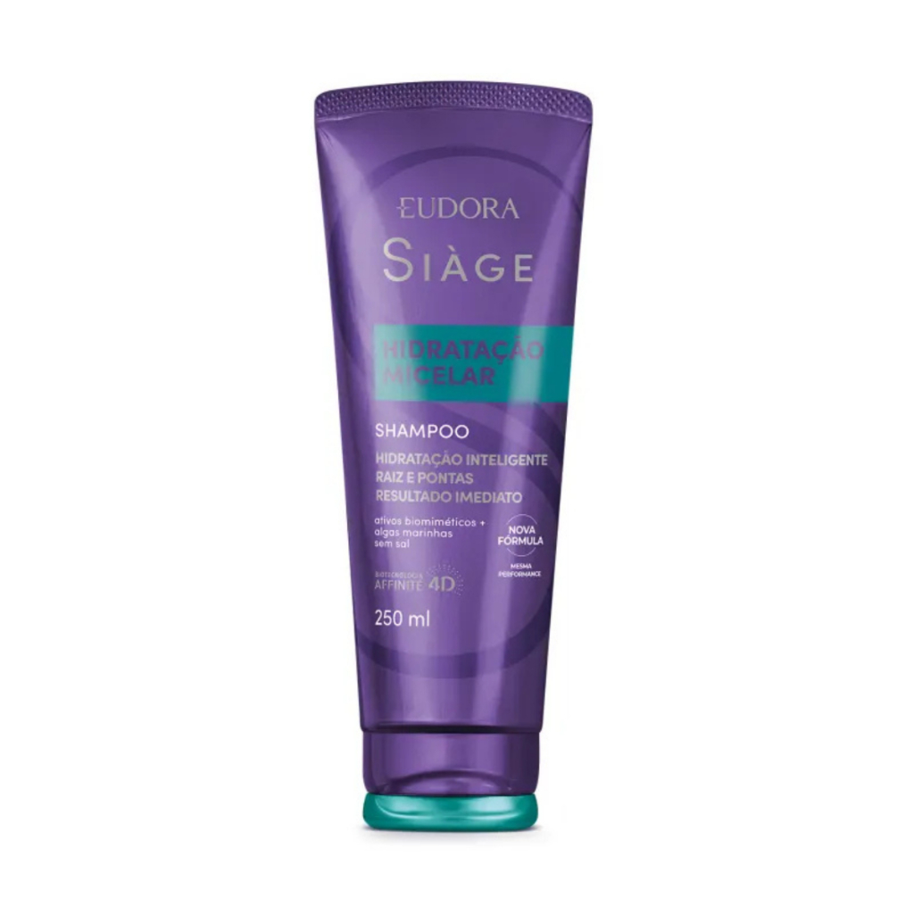 Shampoo Eudora Siàge Hidratação Micelar Com 250ml em Oferta na Shopee