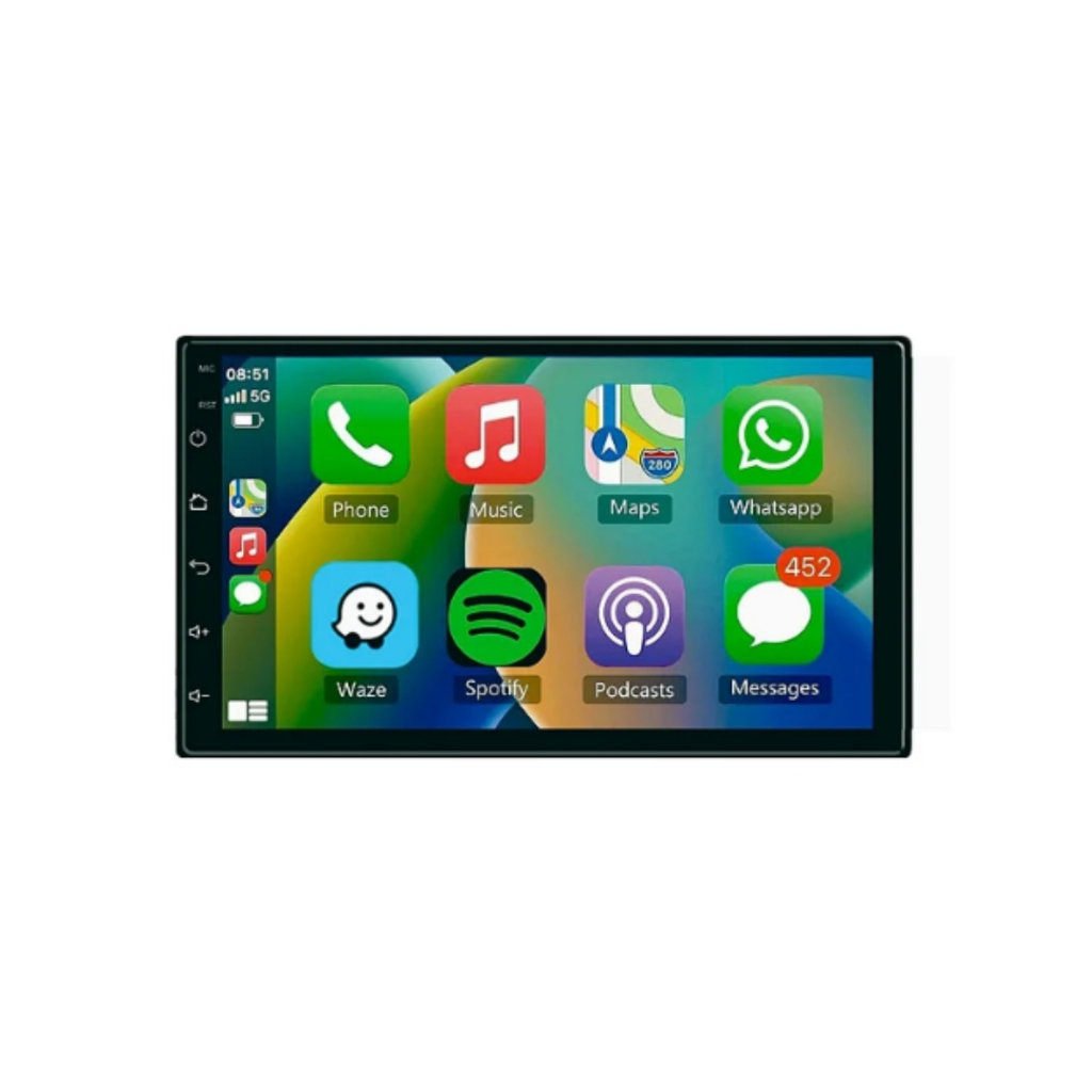 Multimidia 7 Pol Carplay Sem Fio Androidauto Mp5 Kx3 Krc3100 em Oferta na Shopee